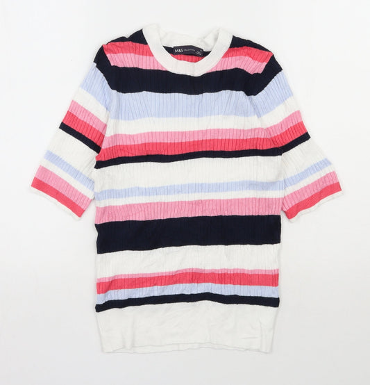 Womens UK Size 10 Marks and Spencer Multicoloured Pullover Jumper