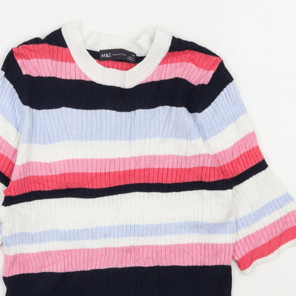 Womens UK Size 10 Marks and Spencer Multicoloured Pullover Jumper