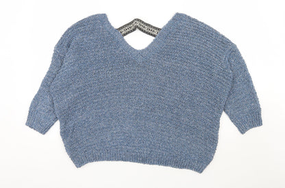 Womens UK Size 16 River Island Blue Pullover Jumper
