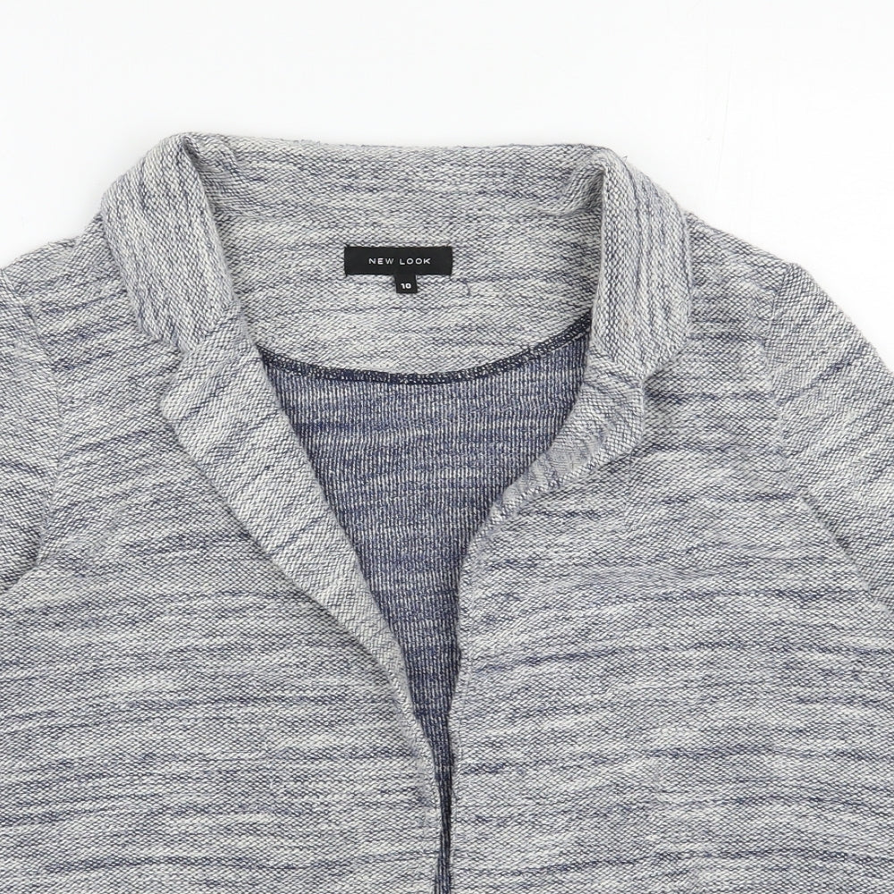 Womens UK Size 10 New Look Blue Cardigan Jumper