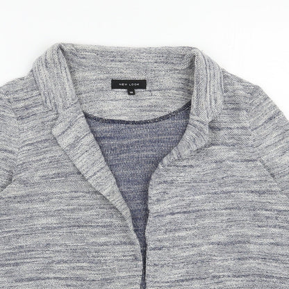 Womens UK Size 10 New Look Blue Cardigan Jumper