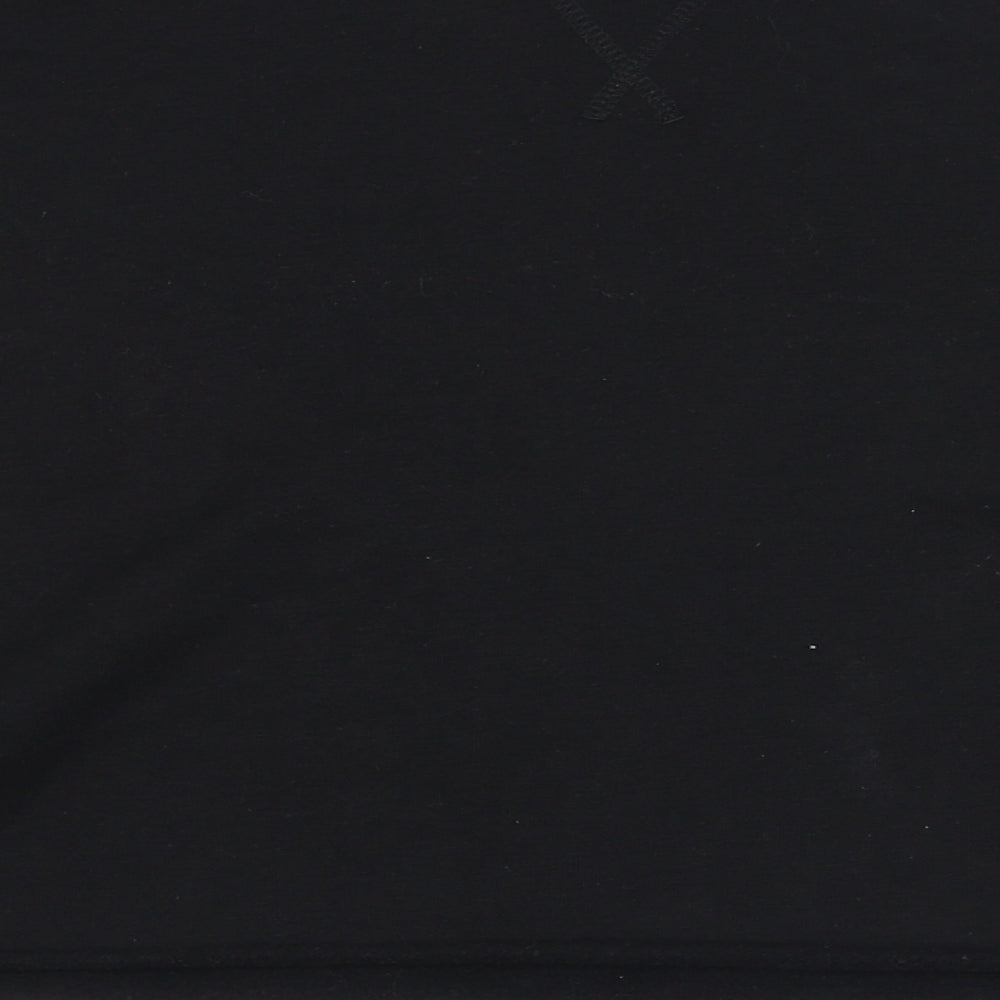 Primark Womens Black  Polyester Pullover Sweatshirt Size 4  Pullover