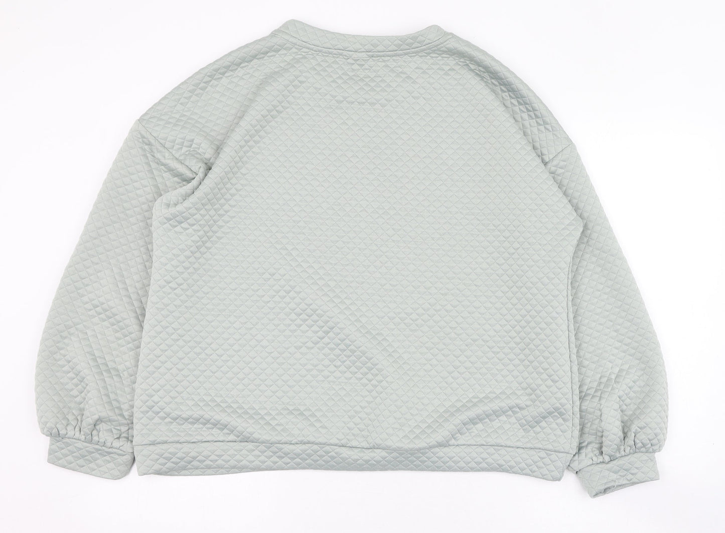Womens UK Size 14 Friends Green Pullover Sweatshirt