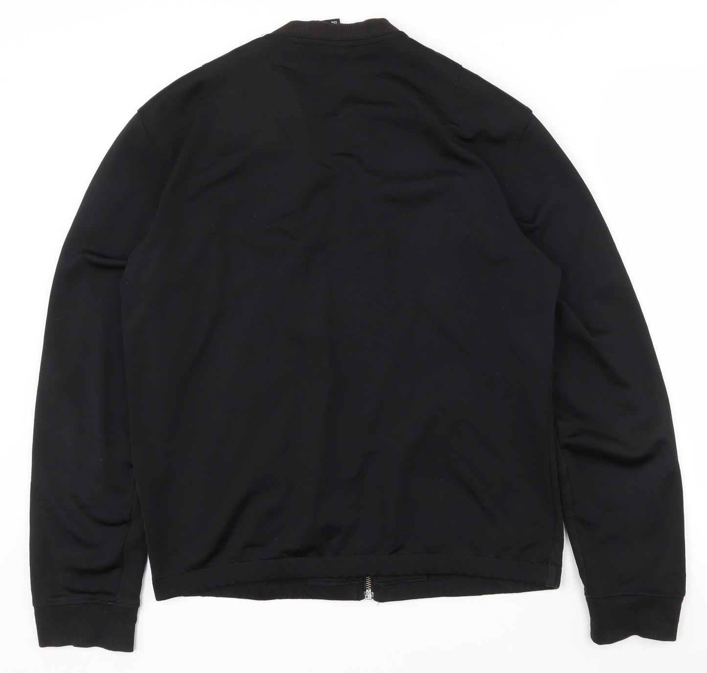 Womens UK Size S H&M Black Full Zip Sweatshirt