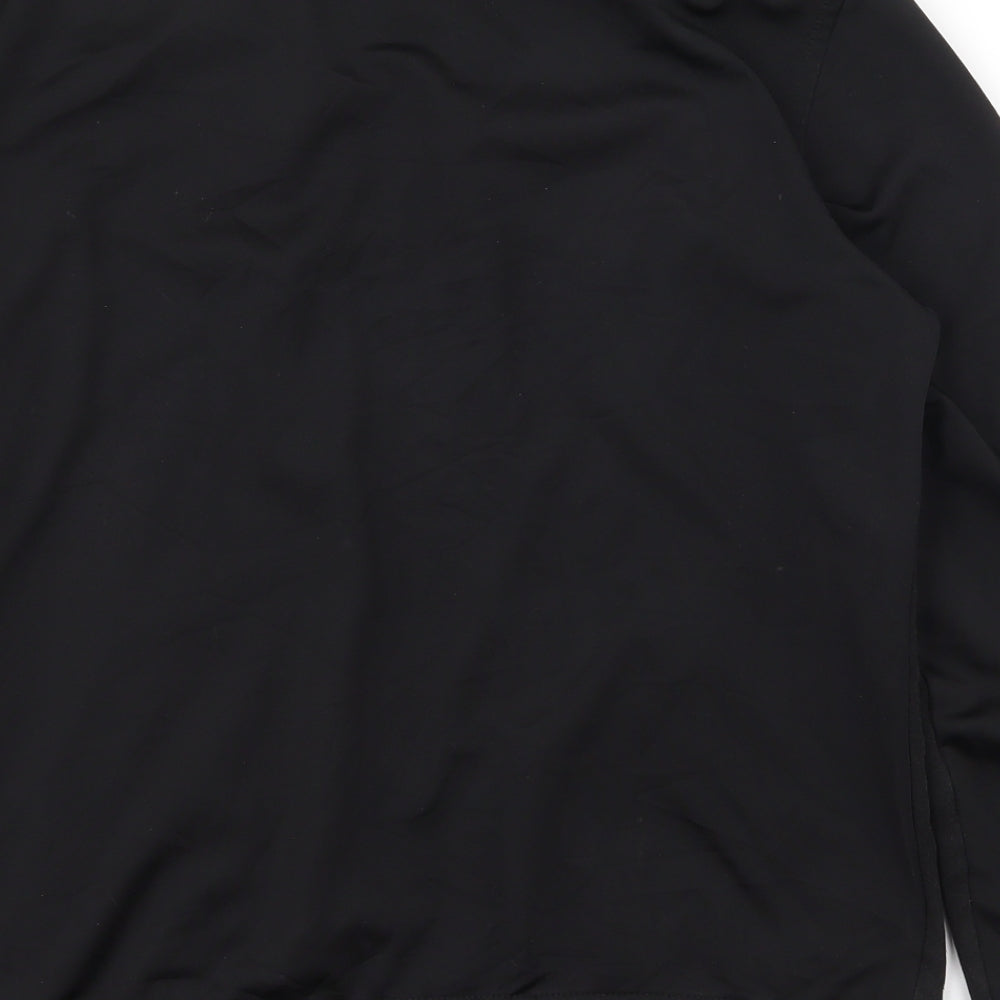 Womens UK Size S H&M Black Full Zip Sweatshirt