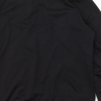 Womens UK Size S H&M Black Full Zip Sweatshirt