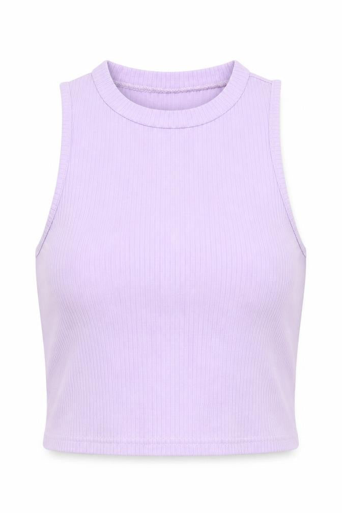 Womens UK Size S SheIn Purple Basic Tank