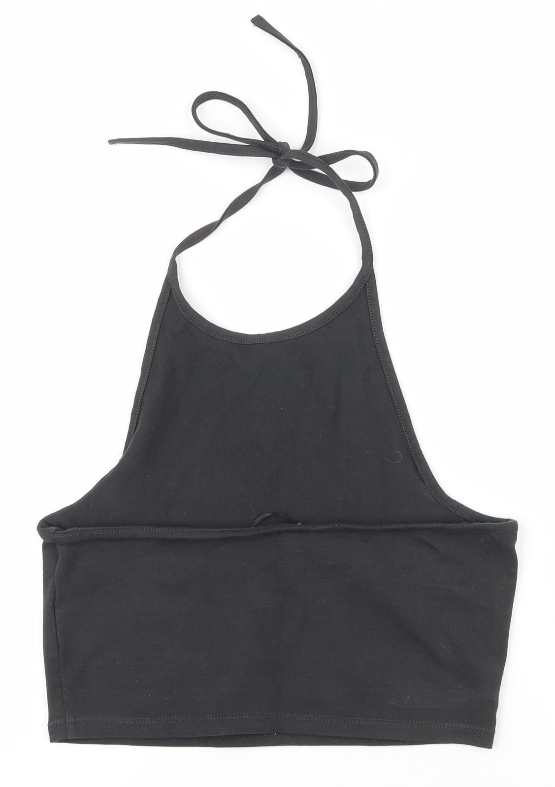 Womens UK Size S H&M Black Basic Tank