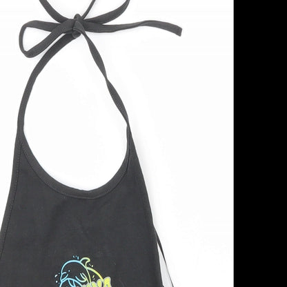 Womens UK Size S H&M Black Basic Tank