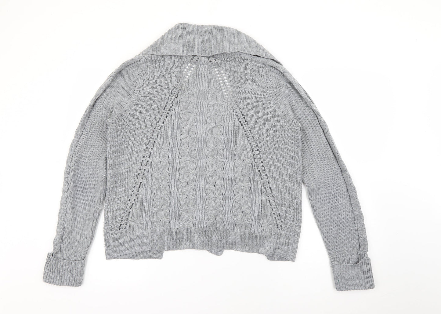 Womens UK Size 14 Marks and Spencer Grey Cardigan Jumper