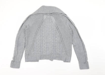 Womens UK Size 14 Marks and Spencer Grey Cardigan Jumper