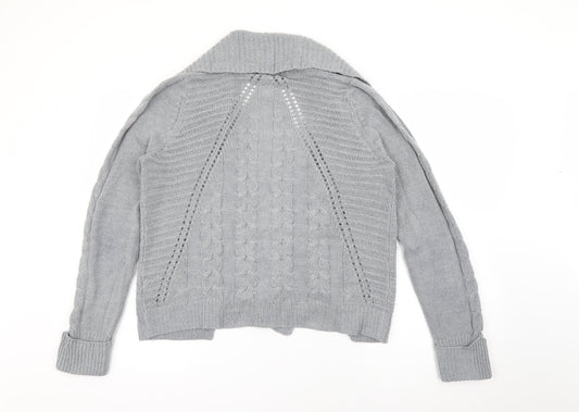 Womens UK Size 14 Marks and Spencer Grey Cardigan Jumper