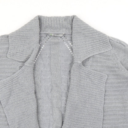 Womens UK Size 14 Marks and Spencer Grey Cardigan Jumper
