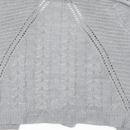 Womens UK Size 14 Marks and Spencer Grey Cardigan Jumper