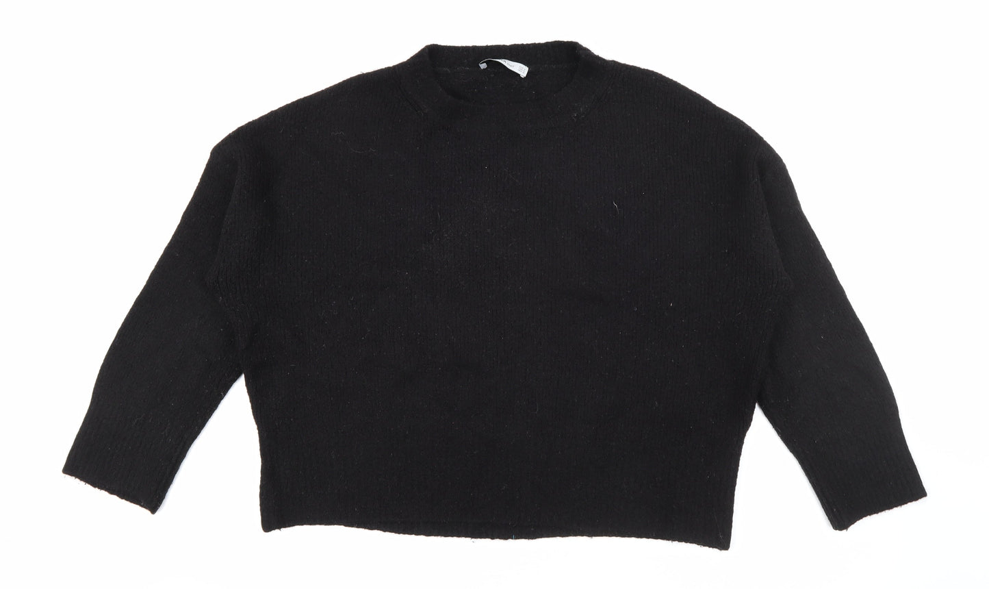 Womens UK Size M Zara Black Pullover Jumper