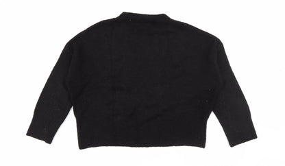 Womens UK Size M Zara Black Pullover Jumper