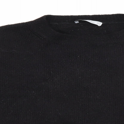 Womens UK Size M Zara Black Pullover Jumper