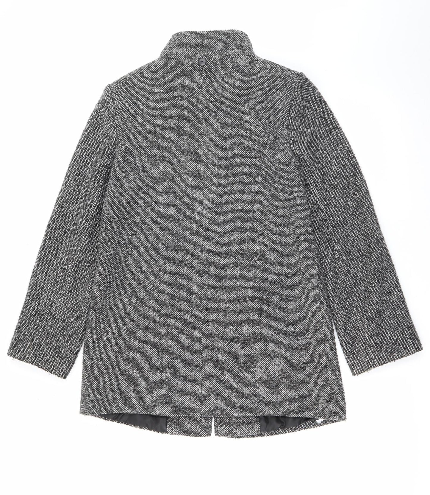 Womens UK Size 10 BHS Grey Overcoat