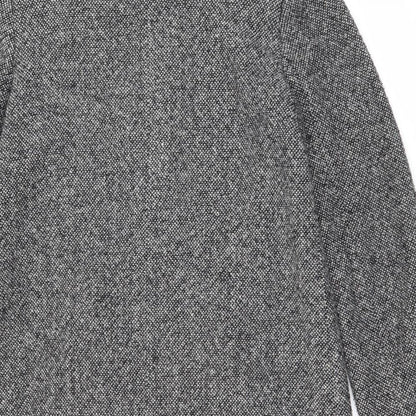 Womens UK Size 10 BHS Grey Overcoat