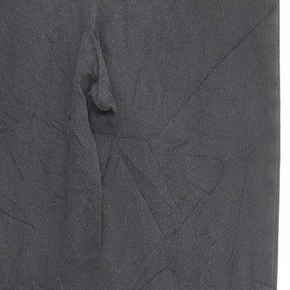 Mint Velvet Womens Grey  Cotton Jegging Trousers Size 8 L27 in Regular Zip