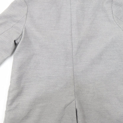 Womens UK Size 8 H&M Grey Pea Coat