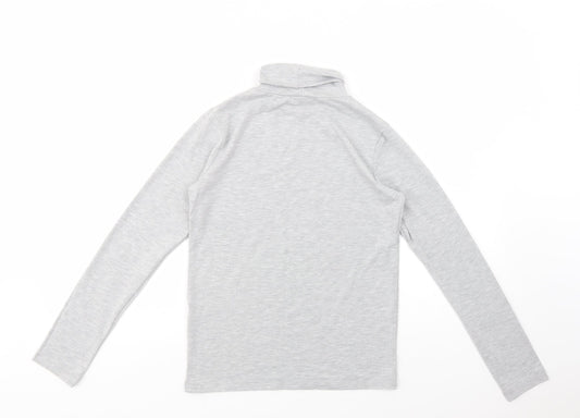 Womens UK Size M Select Grey Basic Blouse