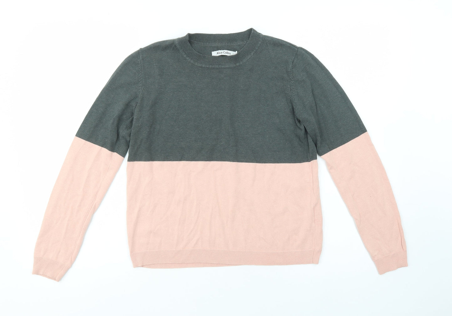 Womens UK Size 12 Alice Collins Green Pullover Jumper