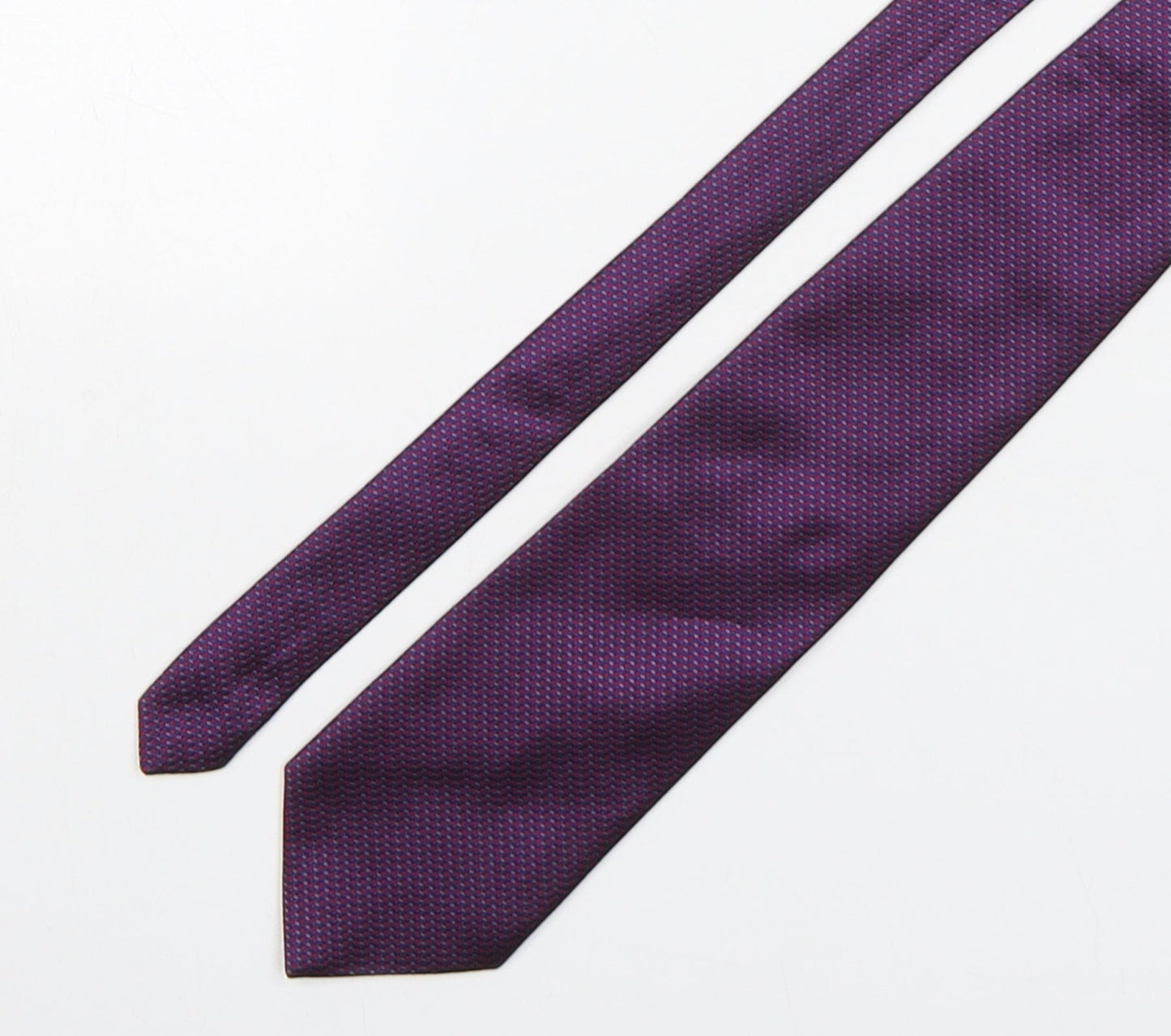 Mens Burton Purple Grenadine  Pointed Tie