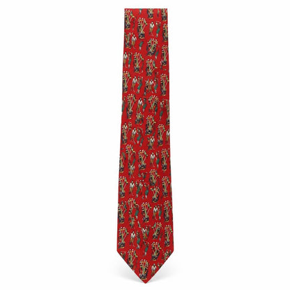 Mens Marks and Spencer Multicoloured Geometric  Pointed Tie