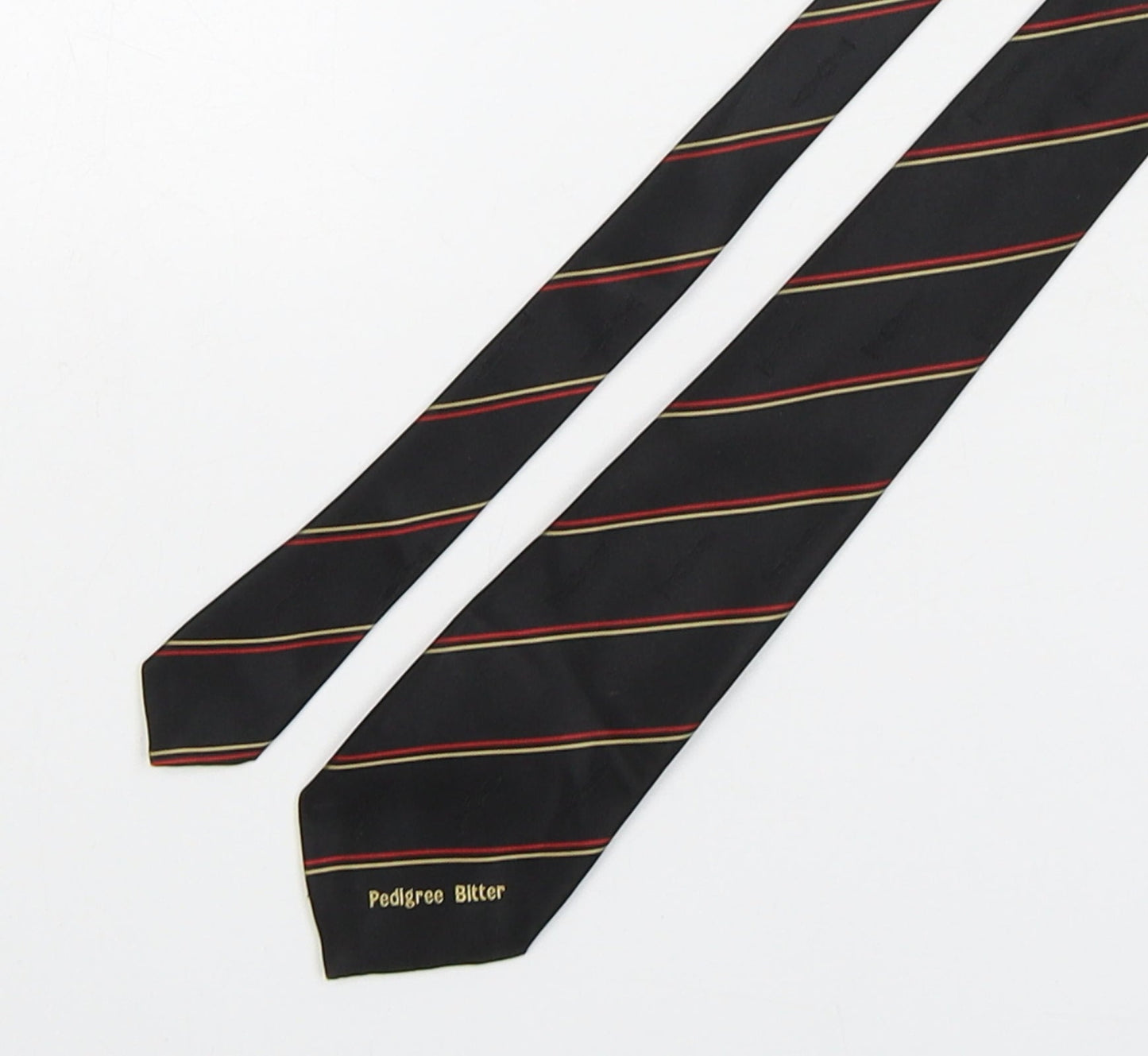 Marstons Mens Multicoloured Striped Polyester Pointed Tie One Size