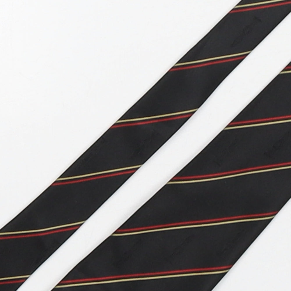 Marstons Mens Multicoloured Striped Polyester Pointed Tie One Size