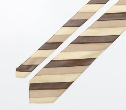 Mens Burton Multicoloured Striped  Pointed Tie