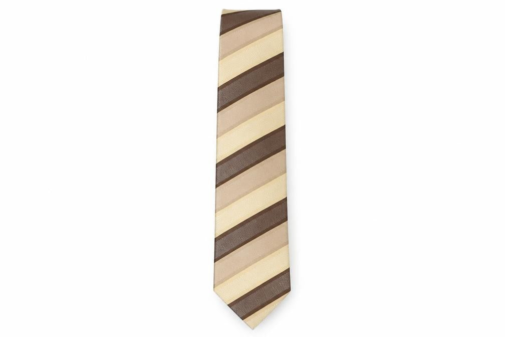 Mens Burton Multicoloured Striped  Pointed Tie