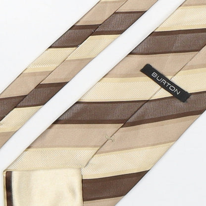 Mens Burton Multicoloured Striped  Pointed Tie