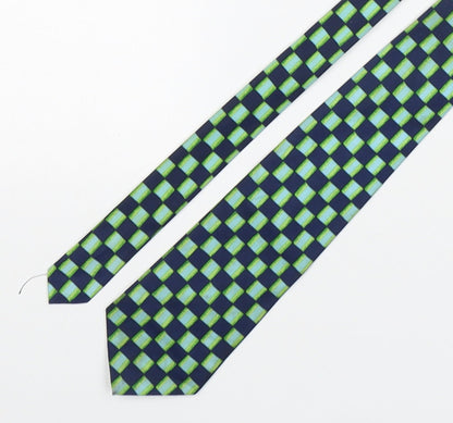 Mens Burton Multicoloured Plaids & Checks  Pointed Tie