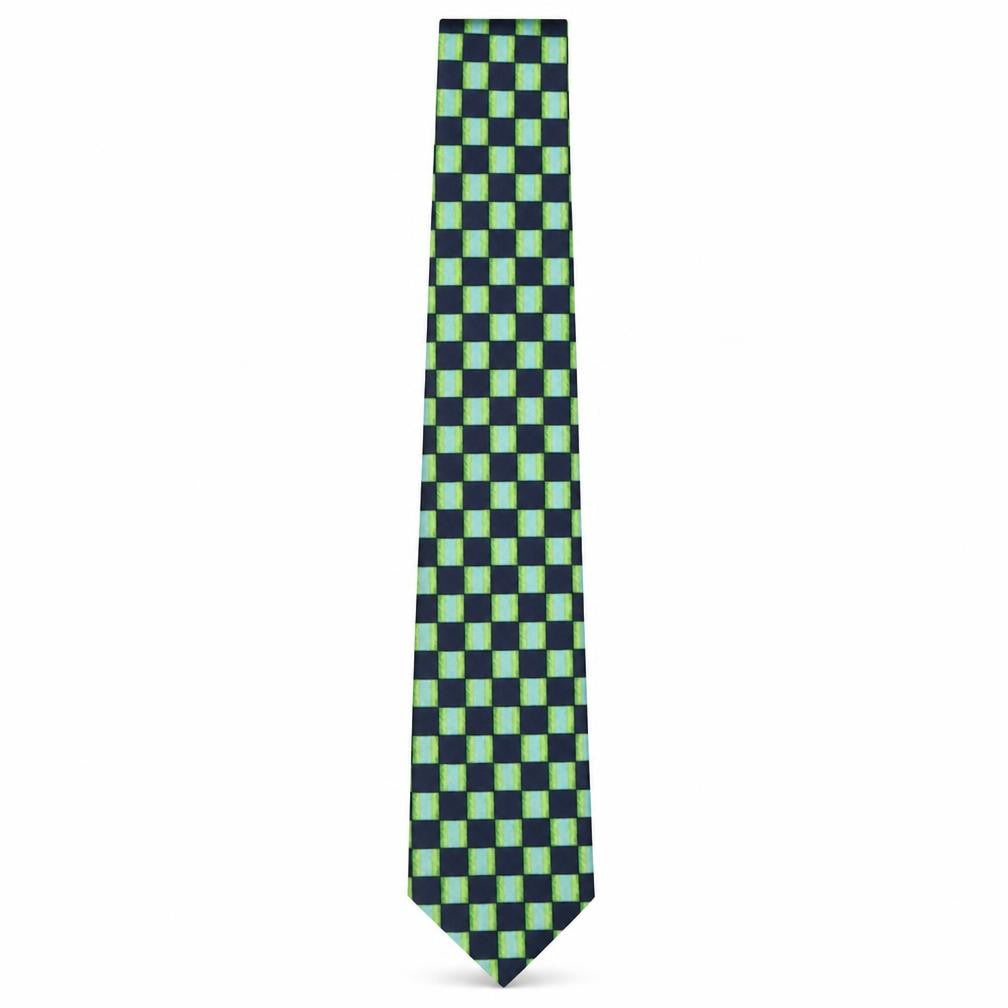 Mens Burton Multicoloured Plaids & Checks  Pointed Tie