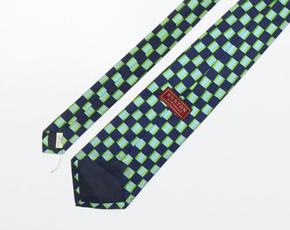Mens Burton Multicoloured Plaids & Checks  Pointed Tie