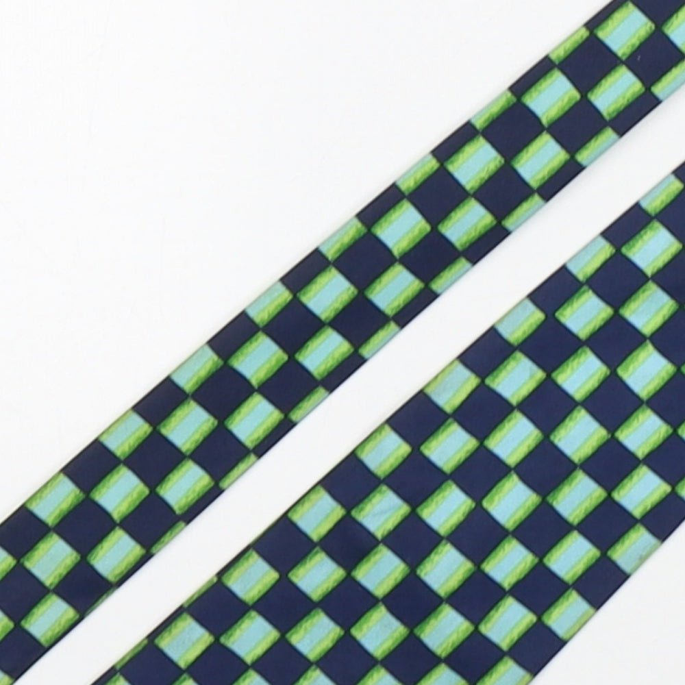 Mens Burton Multicoloured Plaids & Checks  Pointed Tie