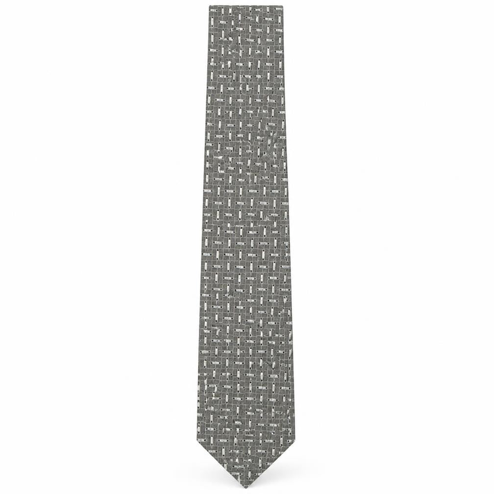 Mens Marks and Spencer Multicoloured Geometric  Pointed Tie