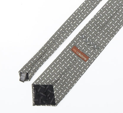 Marks and Spencer Mens Multicoloured Geometric Silk Pointed Tie One Size