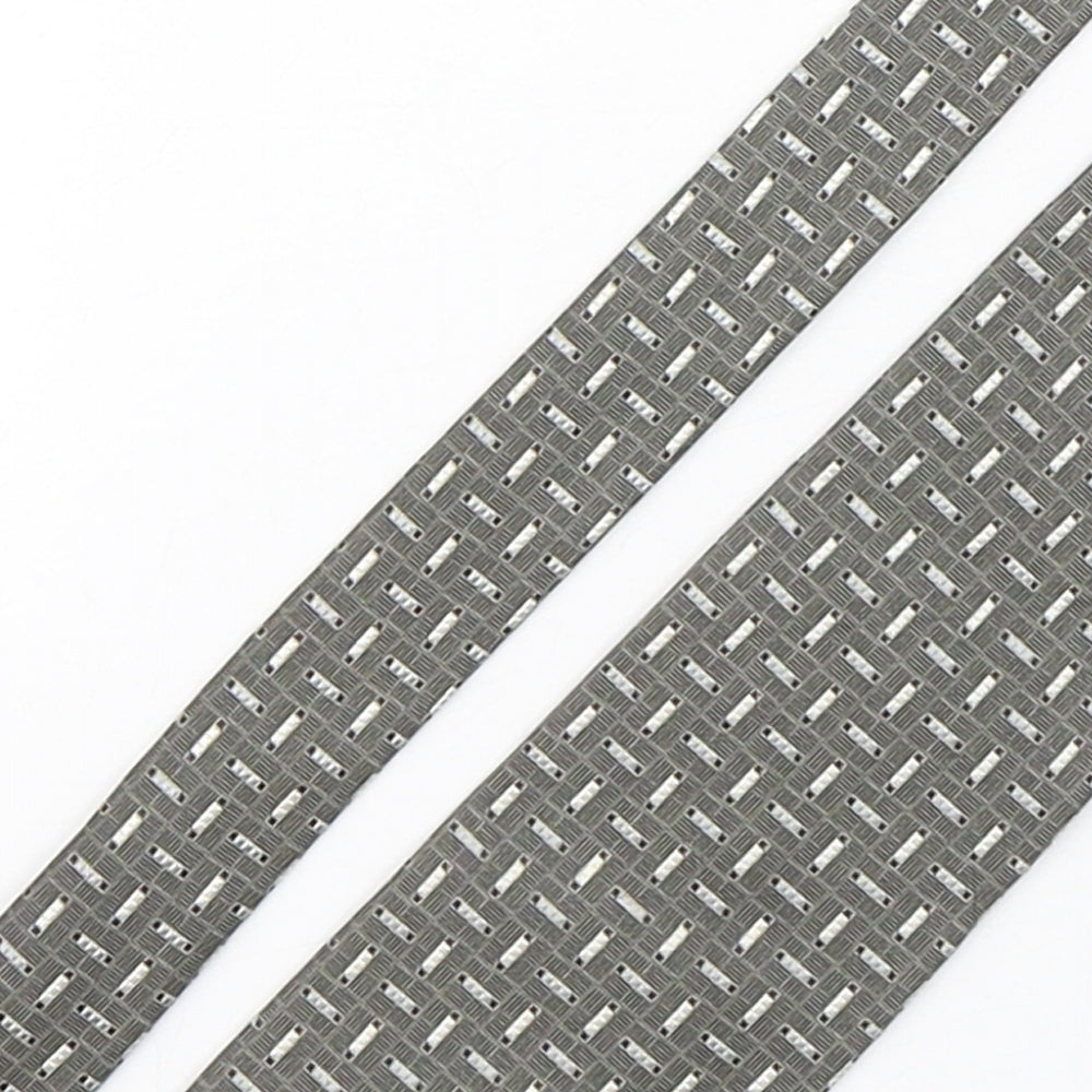 Marks and Spencer Mens Multicoloured Geometric Silk Pointed Tie One Size