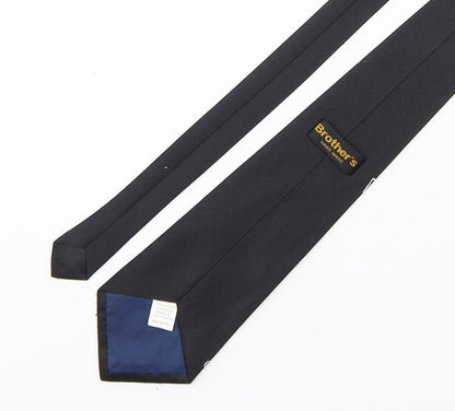 Brothers  Mens Multicoloured Geometric Polyester Pointed Tie One Size - New Orleans