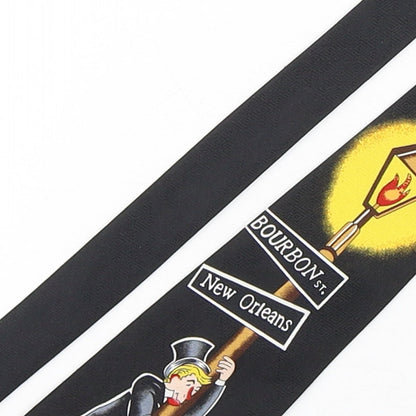 Brothers  Mens Multicoloured Geometric Polyester Pointed Tie One Size - New Orleans