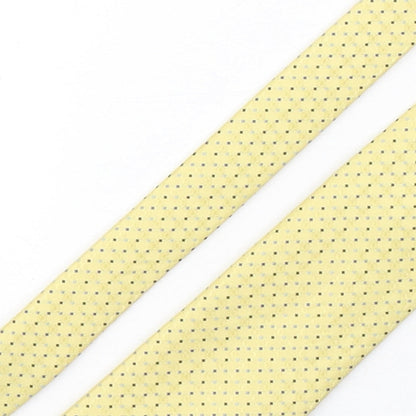 Marks and Spencer Mens Multicoloured Plaids & Checks Polyester Pointed Tie One Size