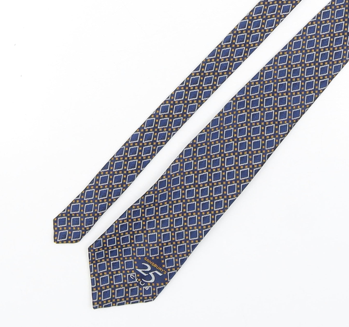 Mens Genesis Multicoloured Geometric  Pointed Tie
