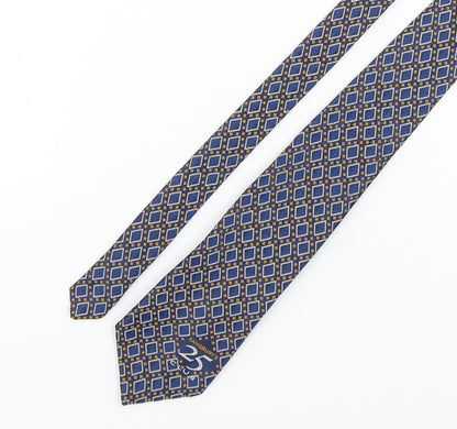 Mens Genesis Multicoloured Geometric  Pointed Tie