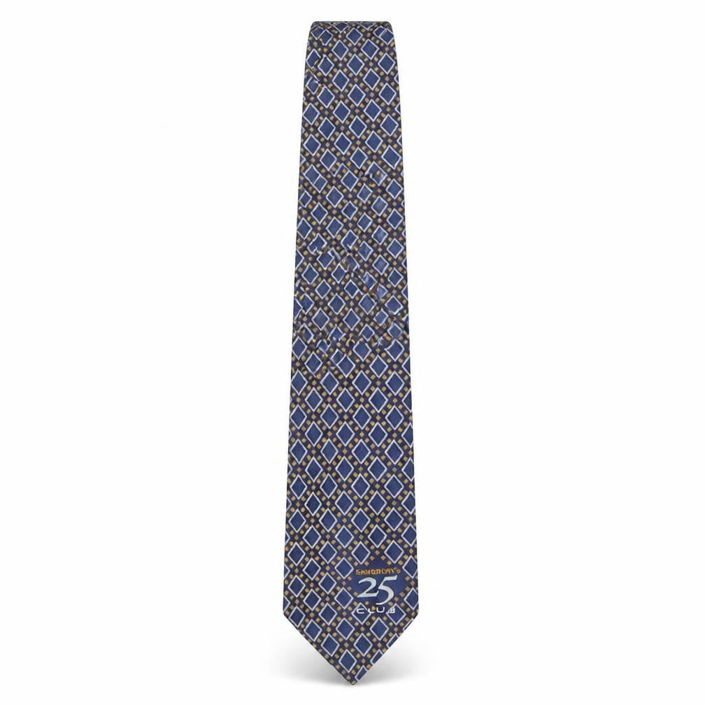 Mens Genesis Multicoloured Geometric  Pointed Tie
