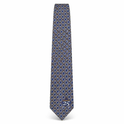 Mens Genesis Multicoloured Geometric  Pointed Tie