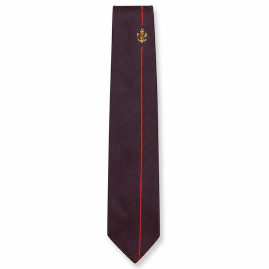 Front view of PreWorn men’s multicoloured striped polyester pointed tie one size