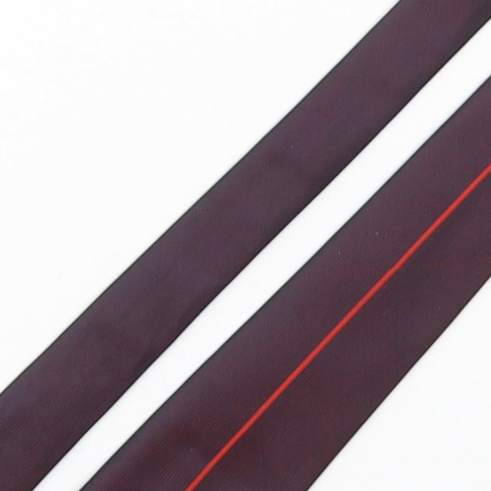 PreWorn  Mens Multicoloured Striped Polyester Pointed Tie One Size